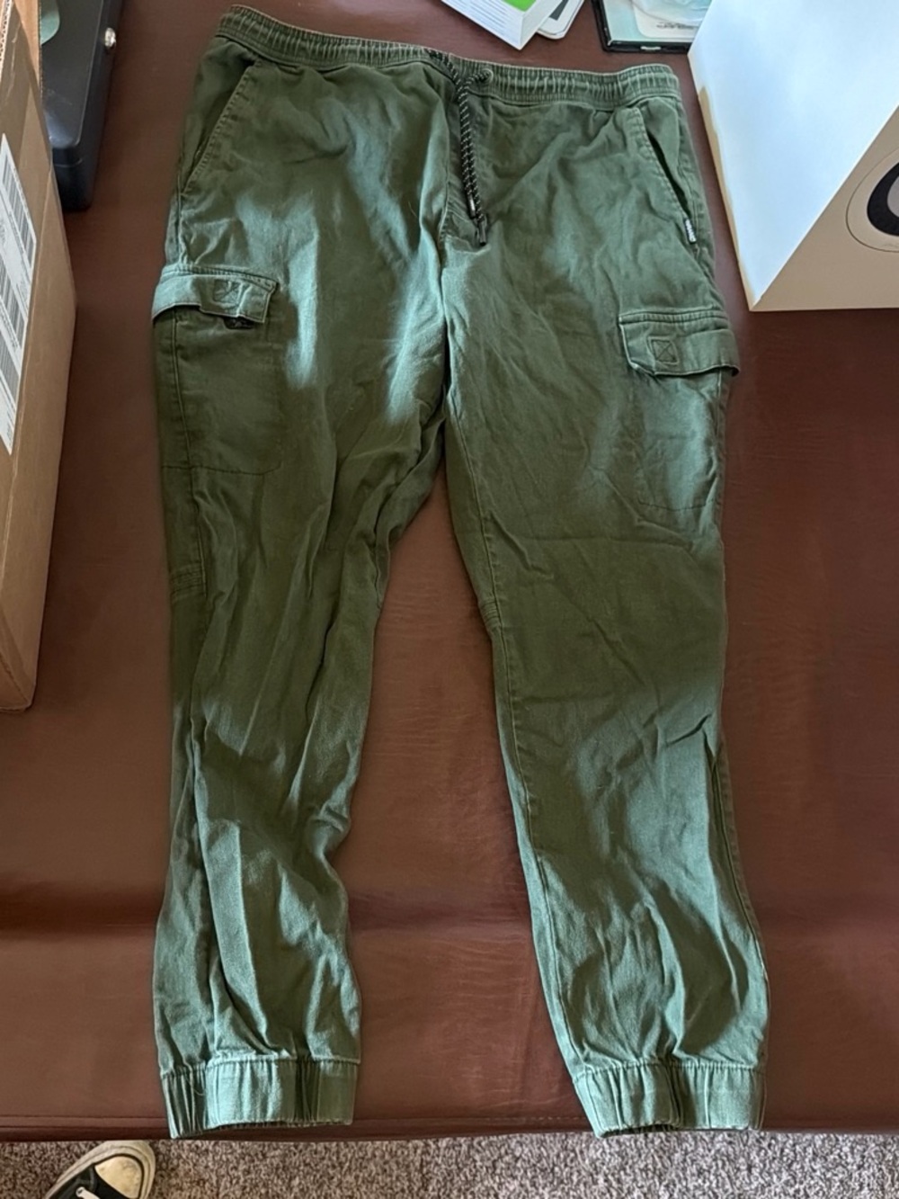 Tony Hawk Olive Green Cargo Jogger Pants